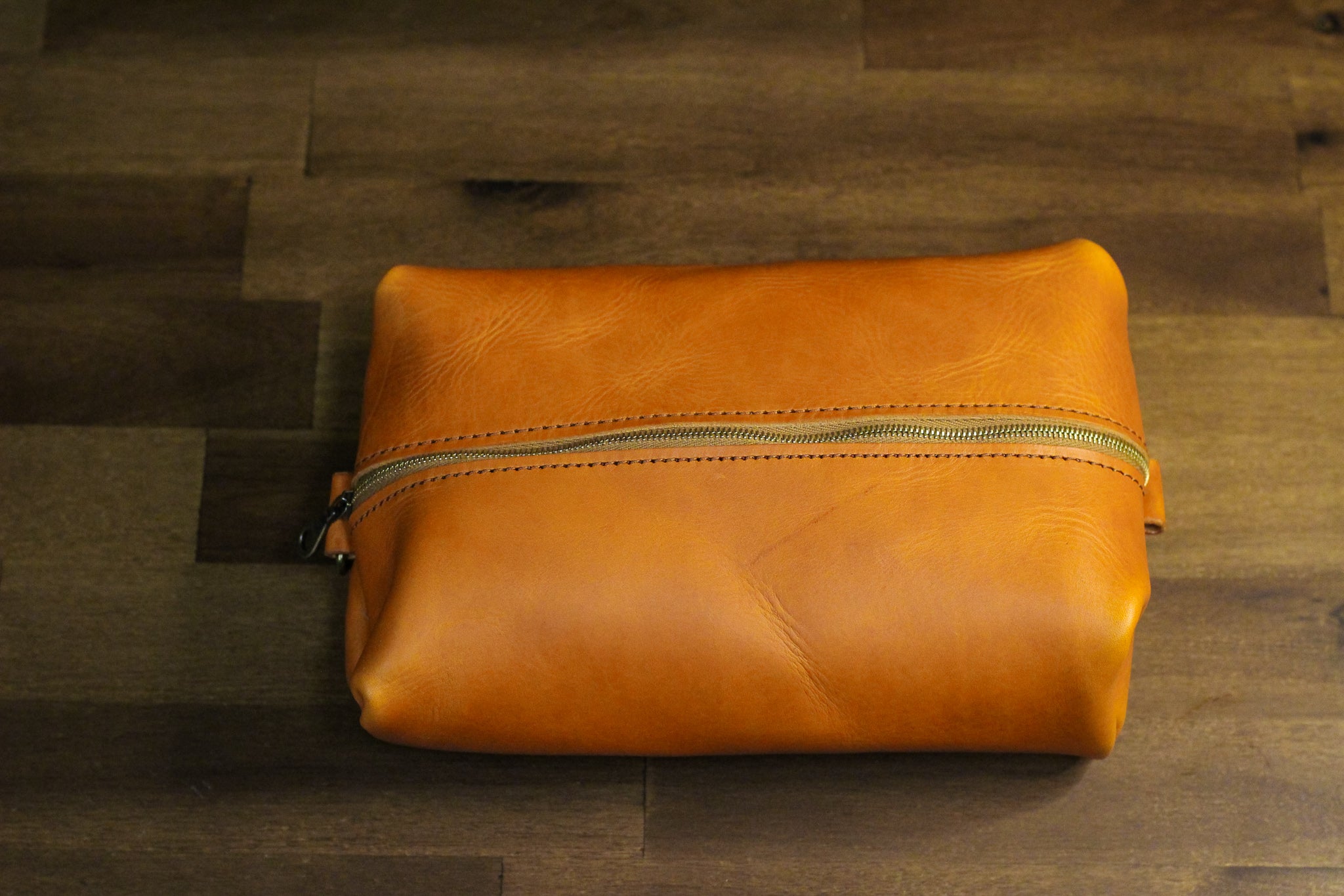 Leather Dopp Kit - Olmo Minerva