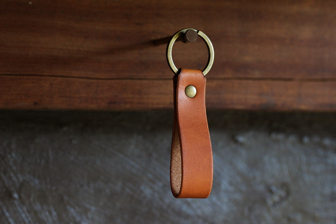 Leather Keychain - Olmo Minerva