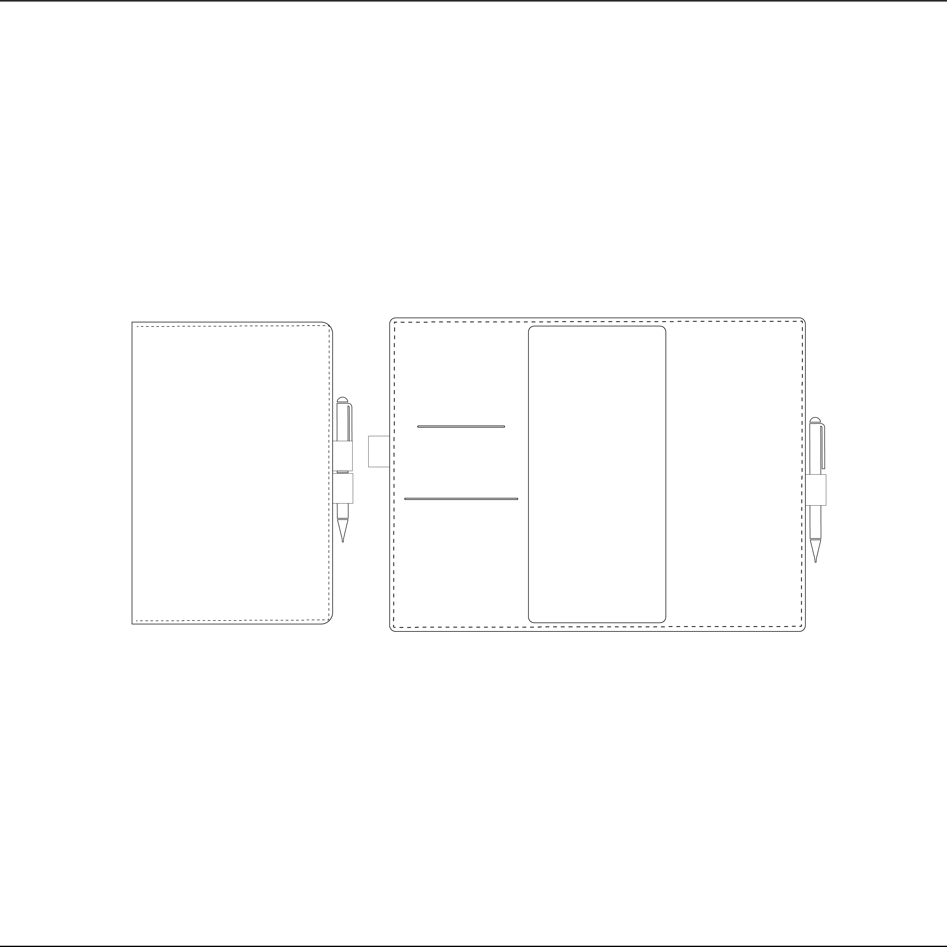 Notebook Cover - Pattern